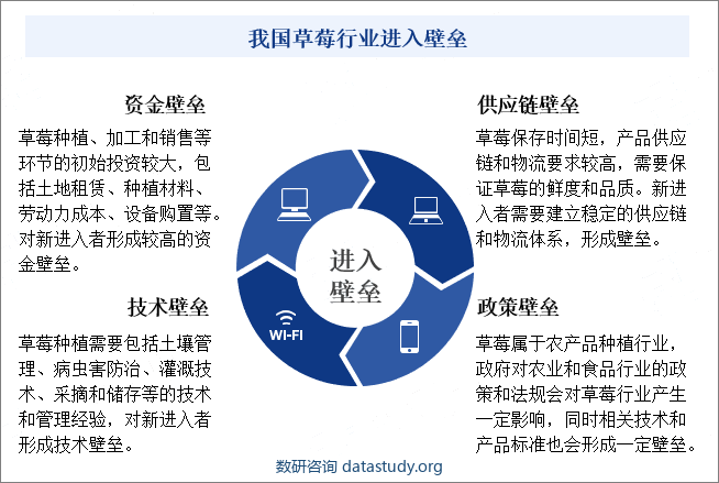 我国草莓行业进入壁垒