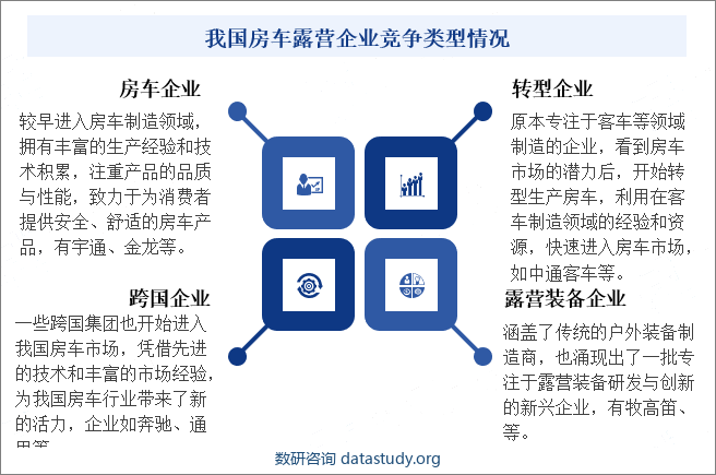 我国房车露营企业竞争类型情况