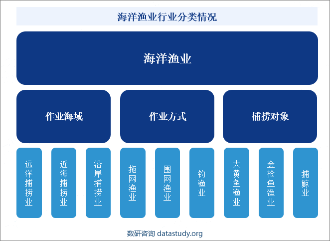 海洋渔业行业分类情况