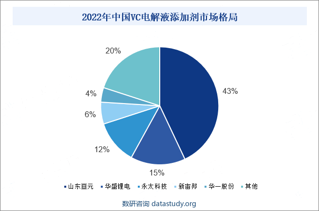 2022年中国VC电解液添加剂市场格局