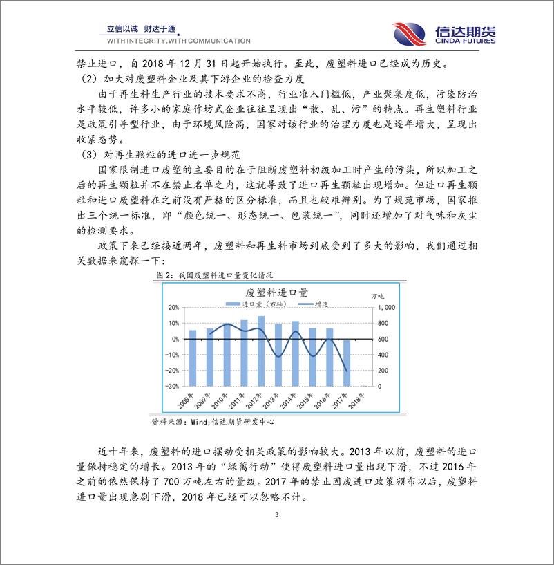 《聚烯烃再生料专题：再生颗粒逐步放量，聚烯烃供应雪上加霜-20190524-信达期货-12页》 - 第4页预览图