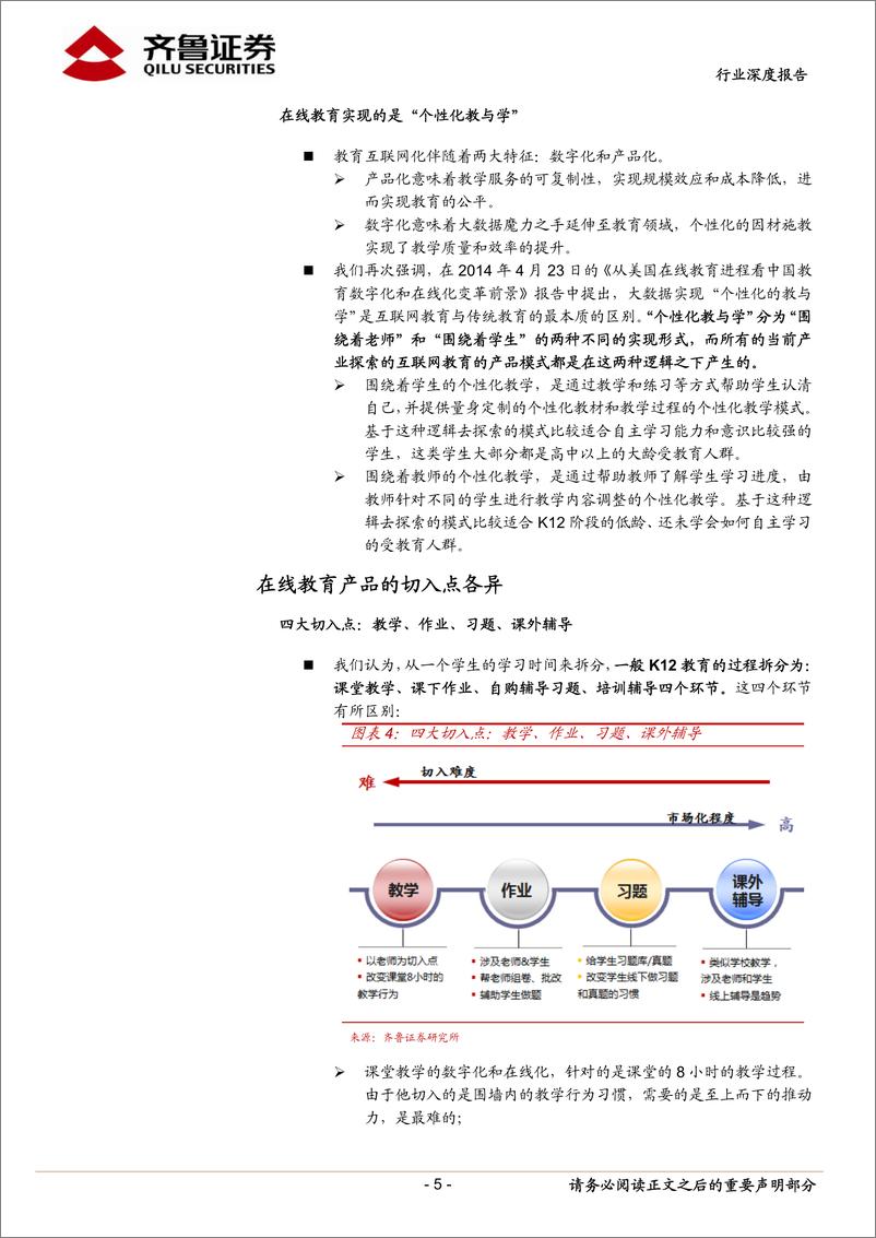 《齐鲁证券-传媒 在线教育系列报告(二)：在线教育产品层出不穷 主题投资机会不断》 - 第5页预览图