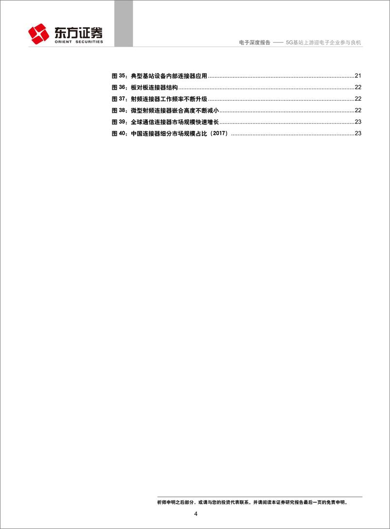 《电子行业：5G基站上游迎电子企业参与良机-20190604-东方证券-27页》 - 第5页预览图