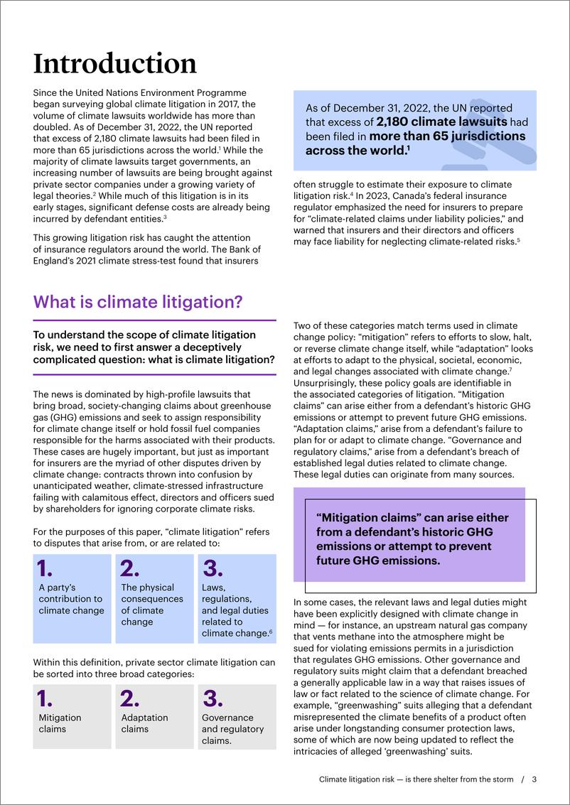 《WTW-气候诉讼风险——有风暴避难所吗？（英）-2023》 - 第4页预览图