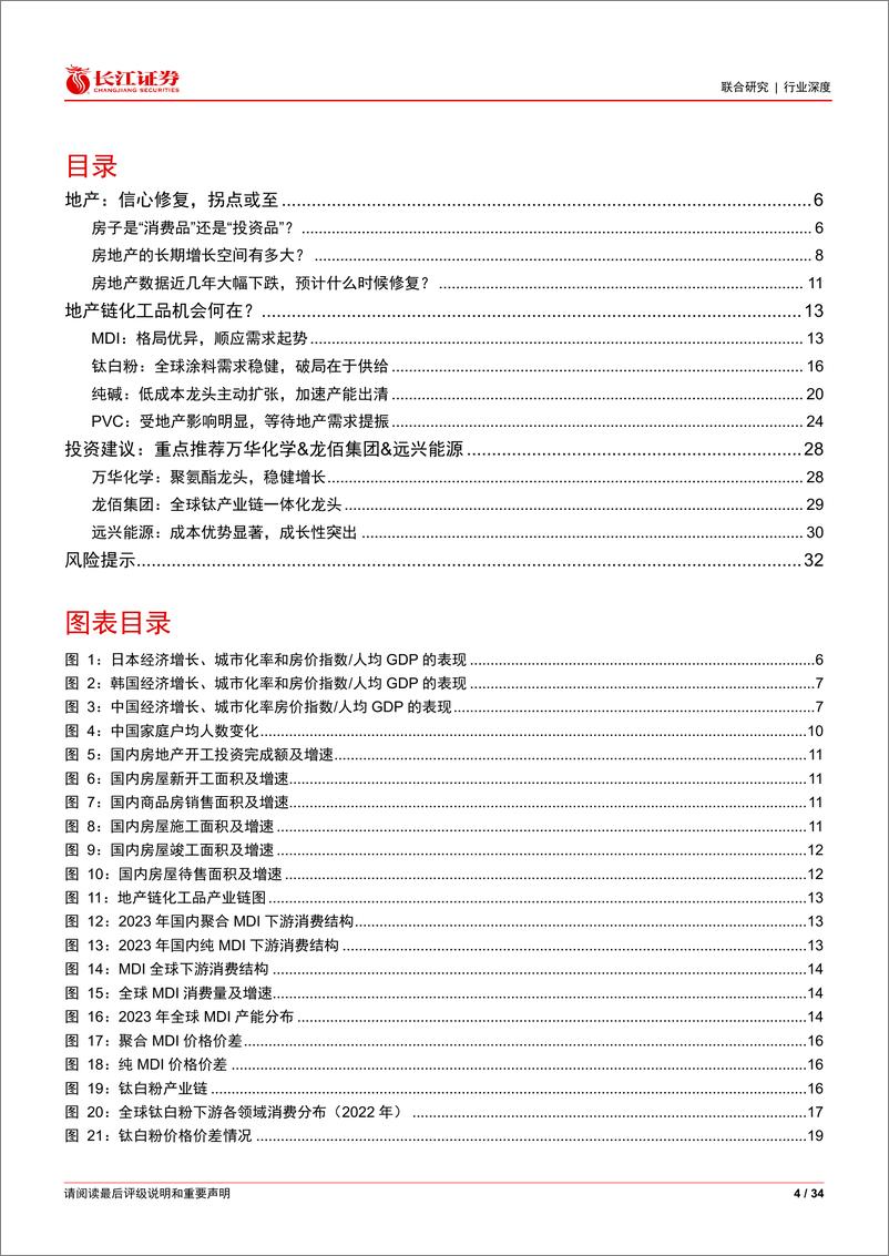 《化工%26地产行业联合：地产链化工品拐点或渐近-241103-长江证券-34页》 - 第4页预览图