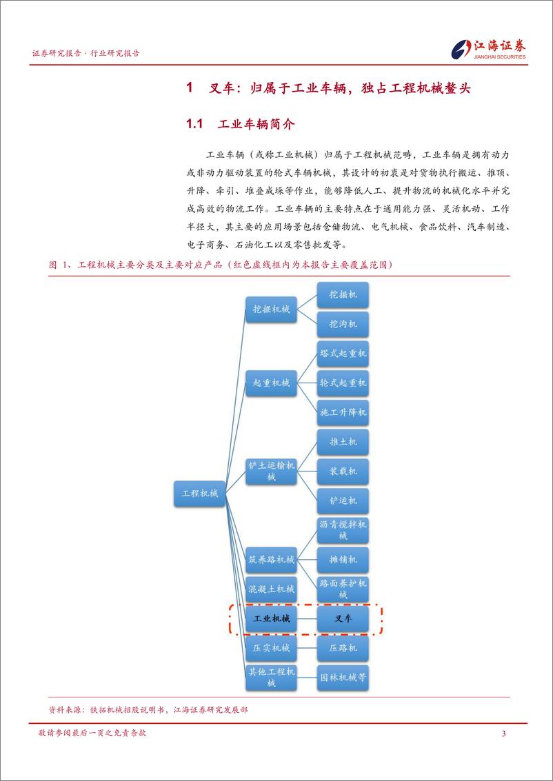 《江海证券-工程机械行业深度系列报告-二-_叉车_电动化趋势势不可挡》 - 第4页预览图