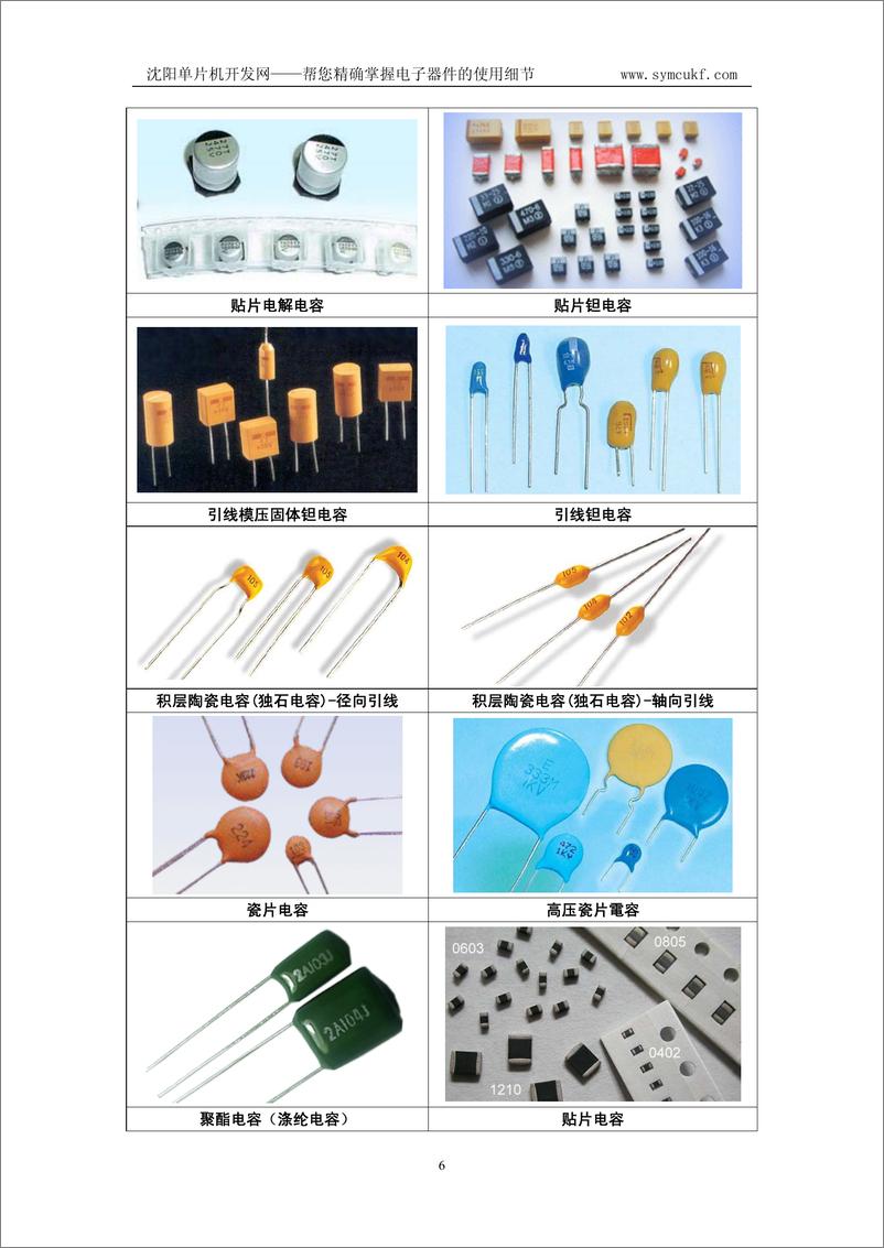 《常用电子元器件图片》 - 第6页预览图