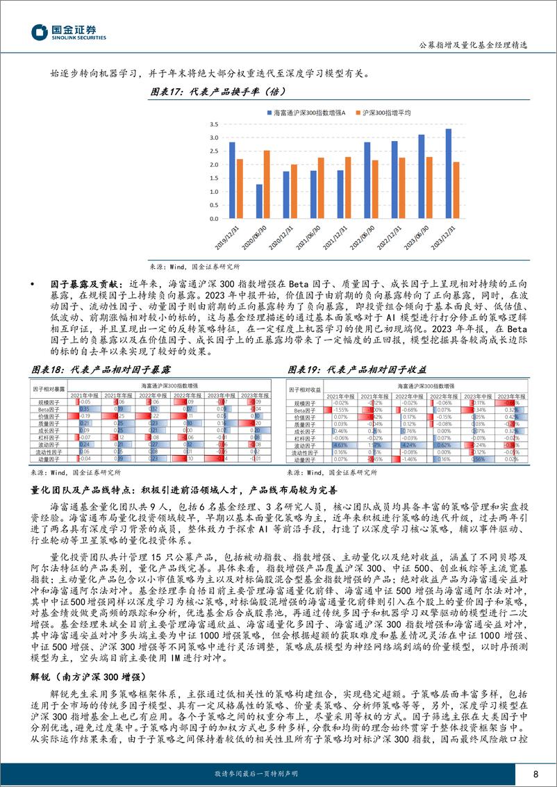 《公募指增及量化基金经理精选系列四：多策略多维视角，守常创新稳健前行-240515-国金证券-17页》 - 第8页预览图