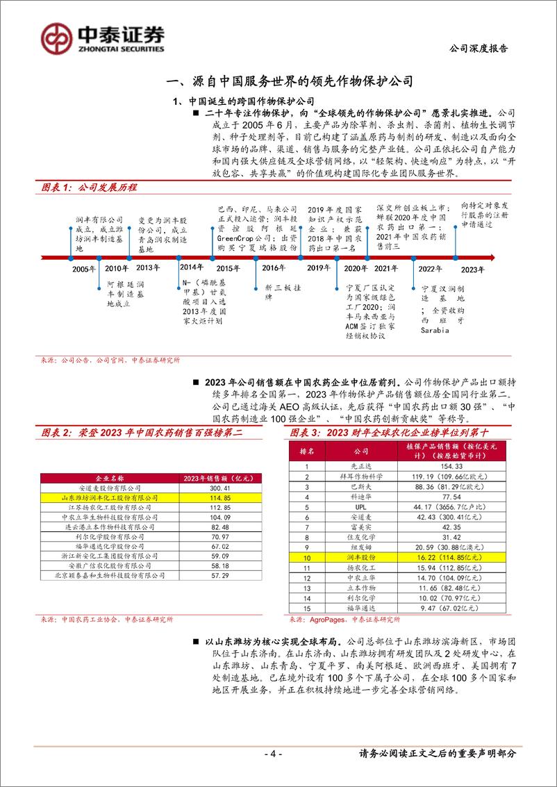 《润丰股份(301035)作保出海先锋，TO＋C引领未来-250110-中泰证券-28页》 - 第4页预览图