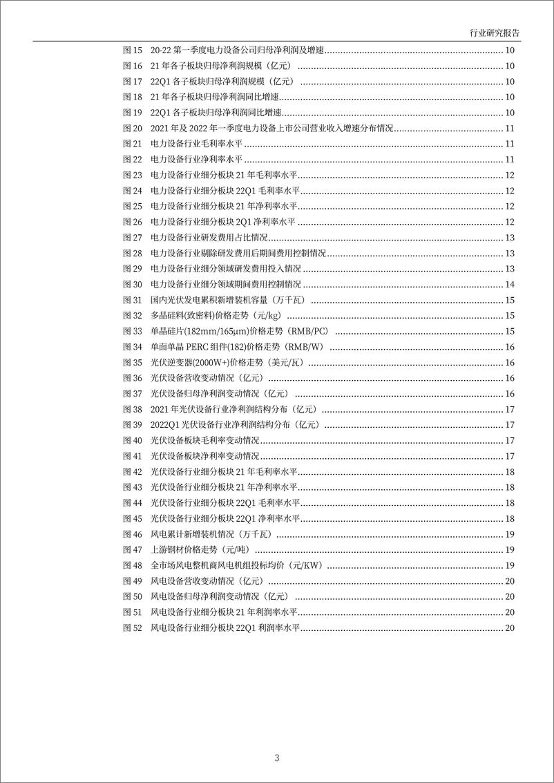 《电力设备行业2021年及2022Q1业绩综述：行业景气向好，关注产业链利润重分配-20220516-万和证券-22页》 - 第4页预览图