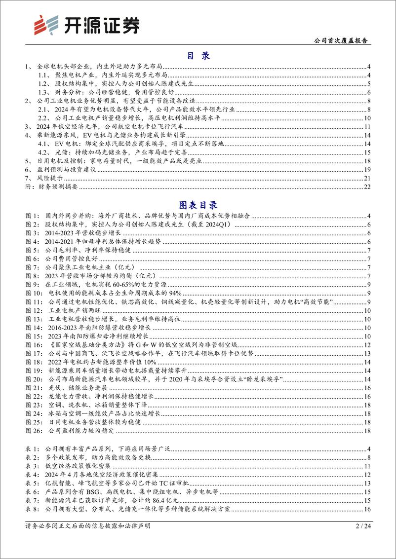 《开源证券-卧龙电驱-600580-公司首次覆盖报告：工业电机有望受益于节能设备改造，航空电机卡位低空经济》 - 第2页预览图