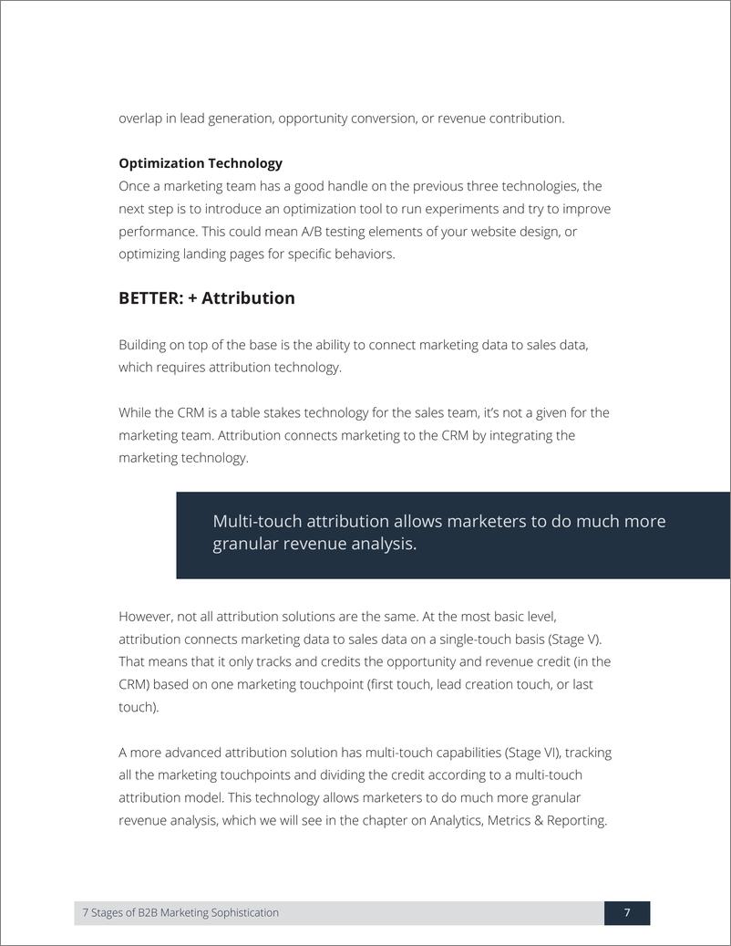 《bizible-B2B营销成熟度的7个阶段（英文版）-2019.7-17页》 - 第8页预览图