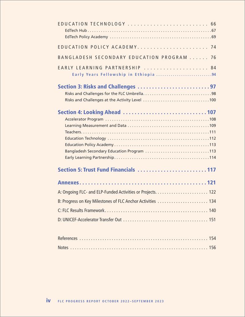 《世界银行-基础学习契约伞式信托基金进展报告：2022年10月至2023年9月（英）-180页》 - 第7页预览图