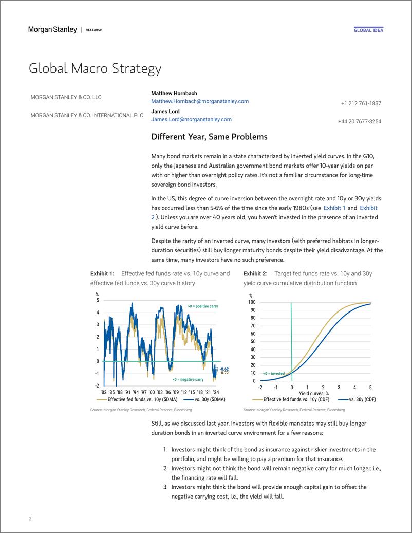 《Morgan Stanley Fixed-Global Macro Strategist Higher-for-Longer Hubris-107709801》 - 第2页预览图