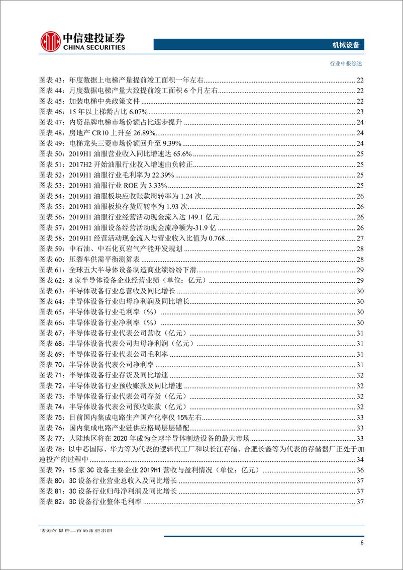 《机械设备行业中报综述：传统龙头表现靓丽，新兴板块成长分化-20190923-中信建投-61页》 - 第7页预览图