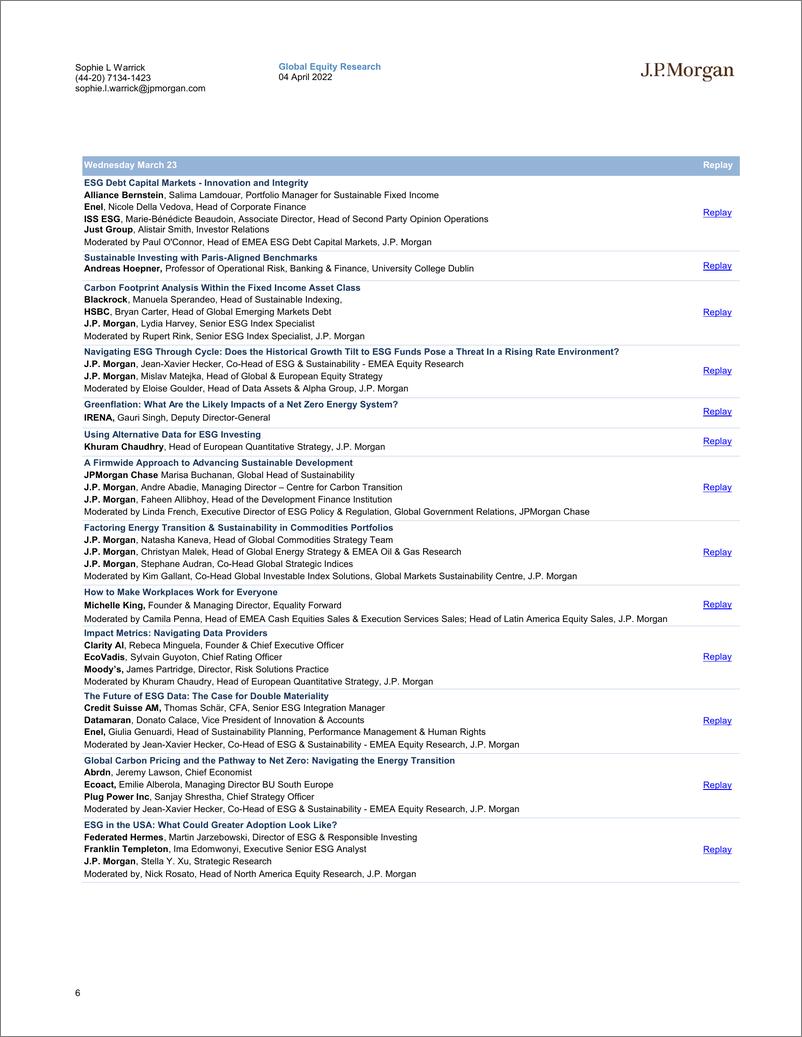 《J.P. 摩根-全球投资策略-ESG研究团队第七届年会的关键要点-2022.4.4-78页》 - 第7页预览图
