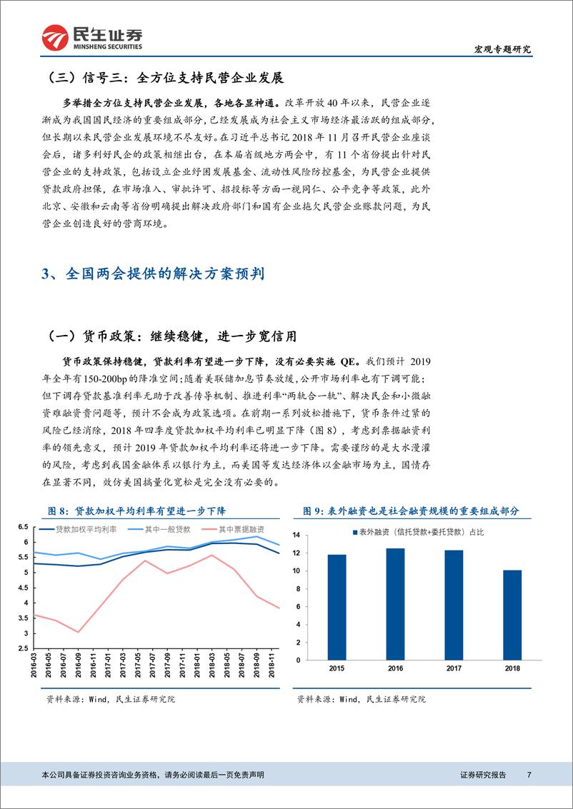 《“两会”前瞻专题报告：不一样的2019，不一样的“两会”-20190304-民生证券-15页》 - 第8页预览图