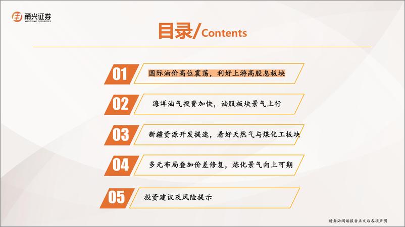 《2025年石油化工行业投资策略：上游格局向好，下游景气修复-250101-甬兴证券-31页》 - 第3页预览图