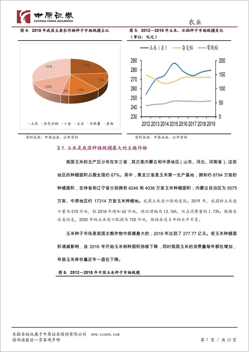 《农业行业深度分析：生物育种十年磨一剑，喜迎政策春风-20201231-中原证券-35页》 - 第7页预览图