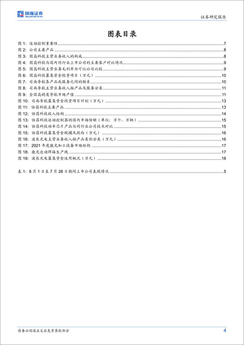 《中小市值行业新股研究月报：新股研究，建议关注固高科技、司南导航、协昌科技、波长光电-20230729-国海证券-20页》 - 第5页预览图