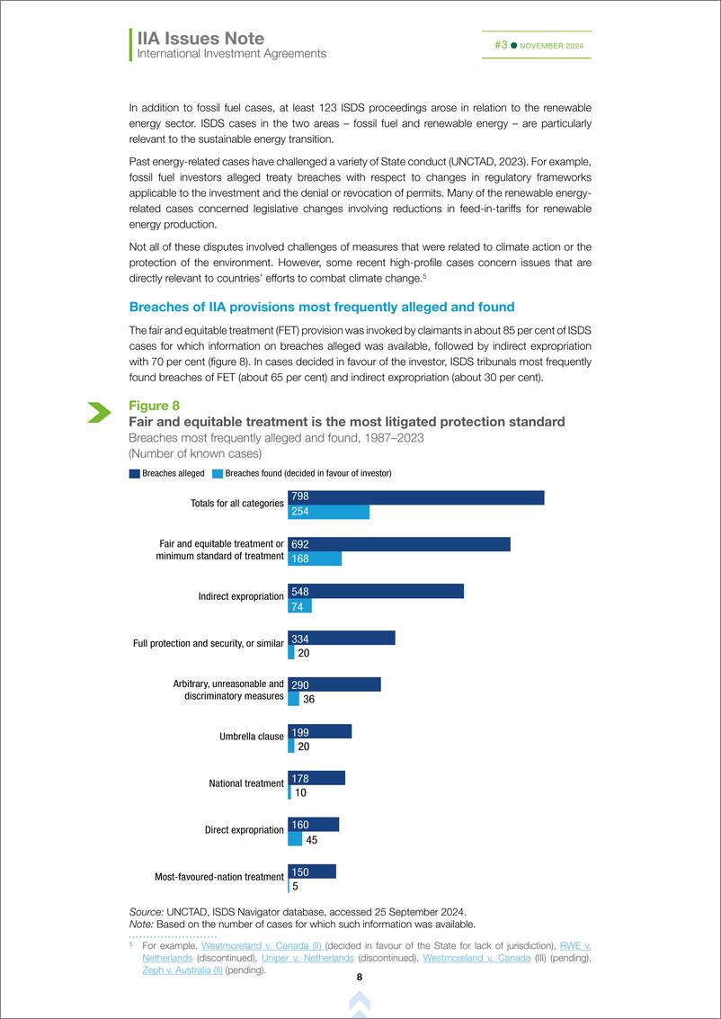 《联合国贸易发展委员会-投资者与国家争端解决案件的事实与数据（英）-2024.11-11页》 - 第8页预览图