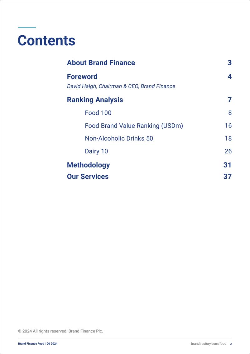 《Brand Finance-食品和饮料 2024》 - 第2页预览图