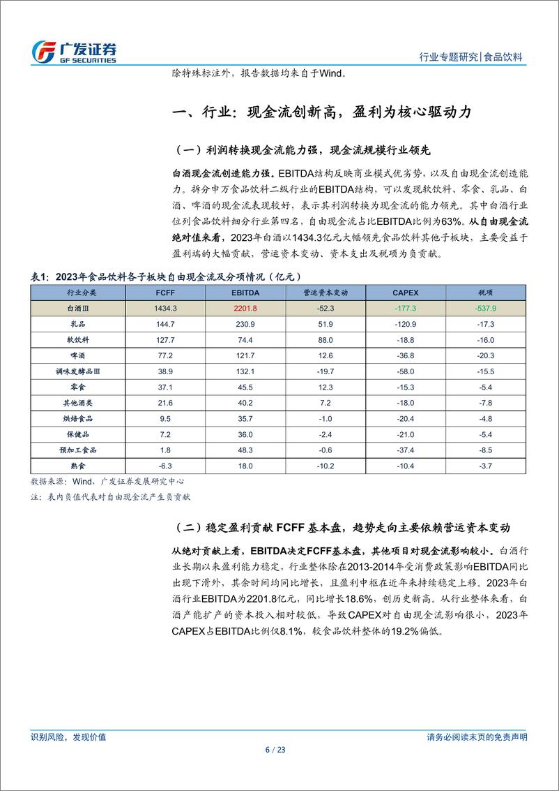 《食品饮料行业现金流专题-白酒篇：浅析白酒上市企业的分红潜能-240804-广发证券-23页》 - 第6页预览图