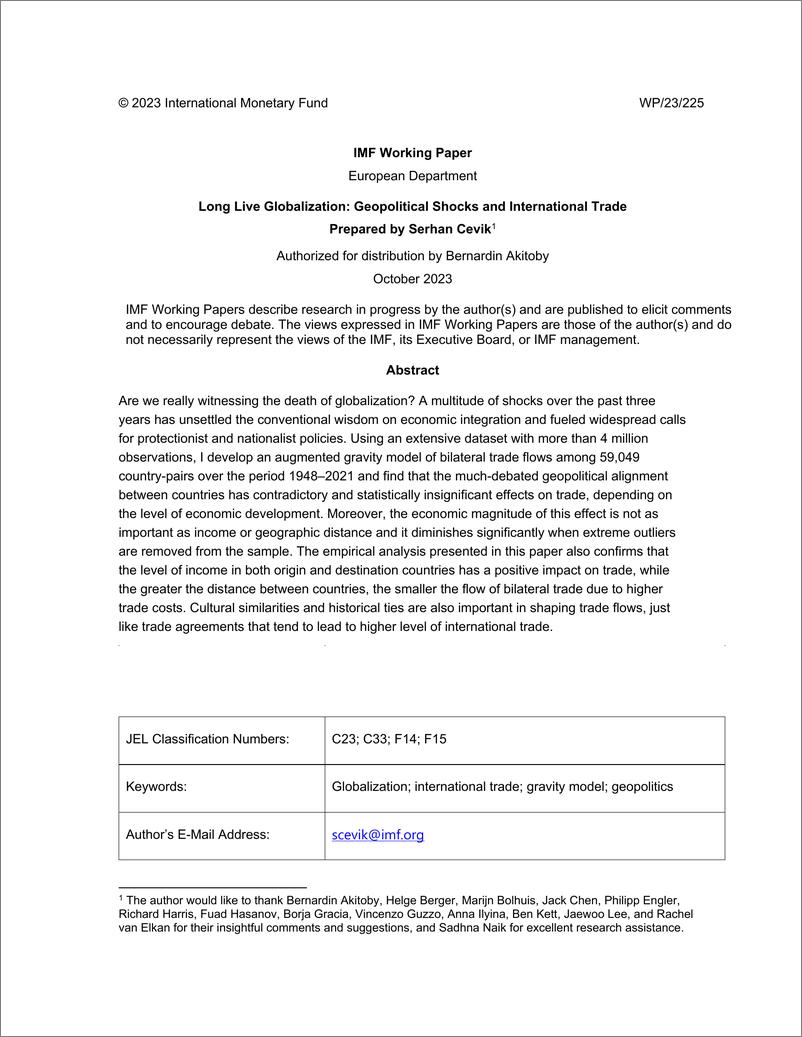 《IMF-全球化万岁：地缘政治冲击与国际贸易（英）-2023.10-21页》 - 第3页预览图