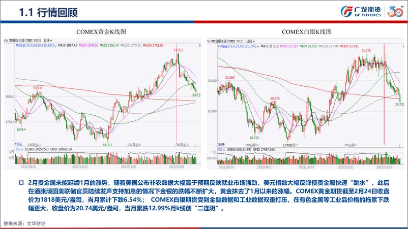 《贵金属期货3月行情展望：通胀顽固美联储将延长加息周期，贵金属走势偏弱震荡-20230226-广发期货-15页》 - 第6页预览图