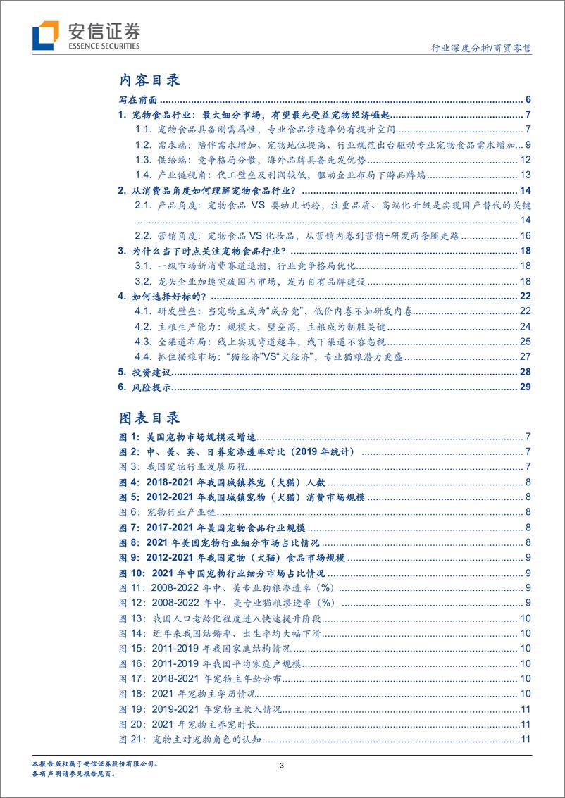 《商贸零售行业深度分析：宠物食品行业赛点已至，自有品牌建设决定走多远-20221110-安信证券-31页》 - 第4页预览图