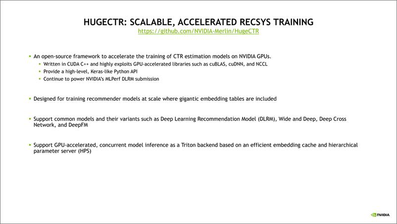 《NVIDIA+Merlin+HugeCTR+推荐系统框架》 - 第7页预览图