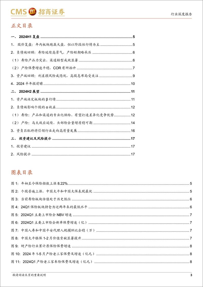 《保险行业2024年中期投资策略：不必过度悲观-240623-招商证券-18页》 - 第3页预览图