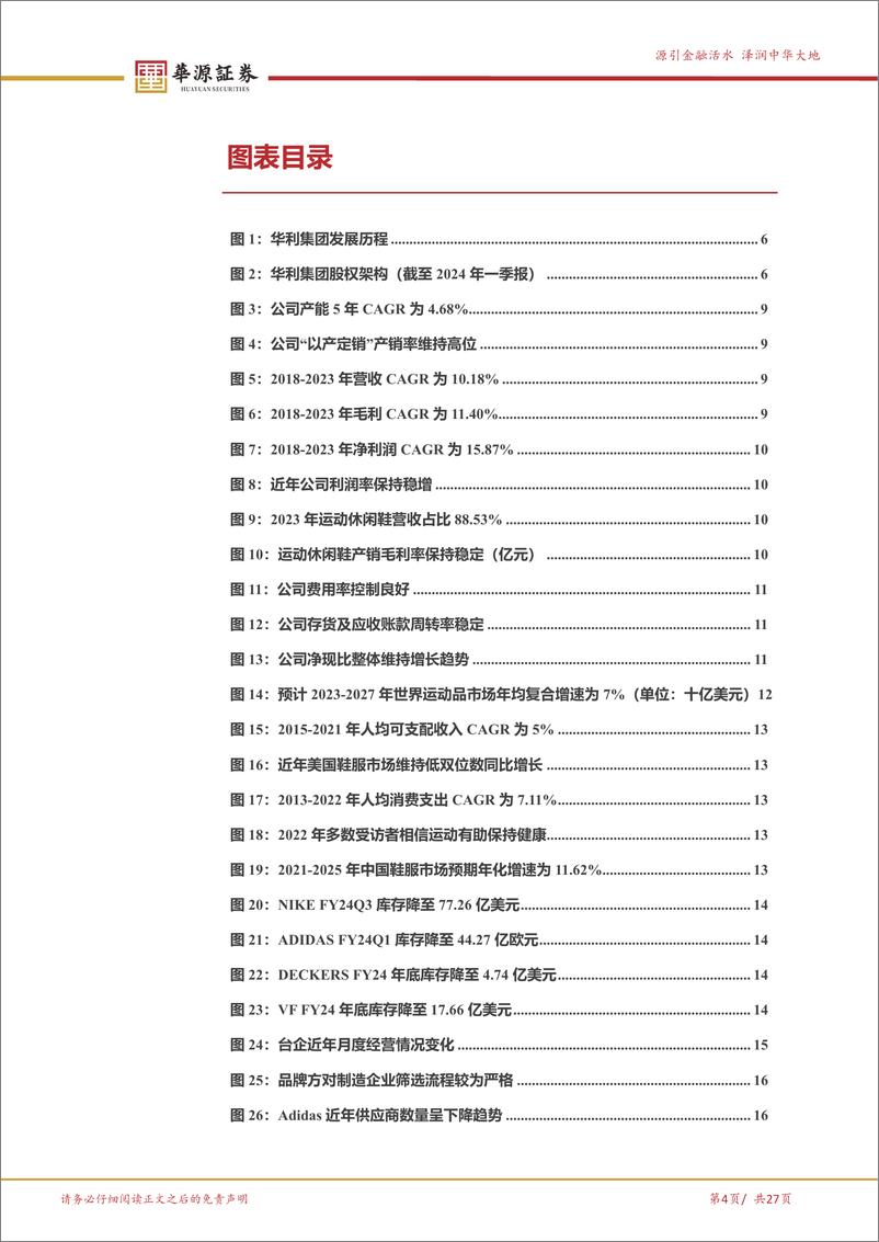 《华利集团(300979)深耕运动鞋履代工筑高壁垒，订单产能双增利润可期-240612-华源证券-27页》 - 第4页预览图