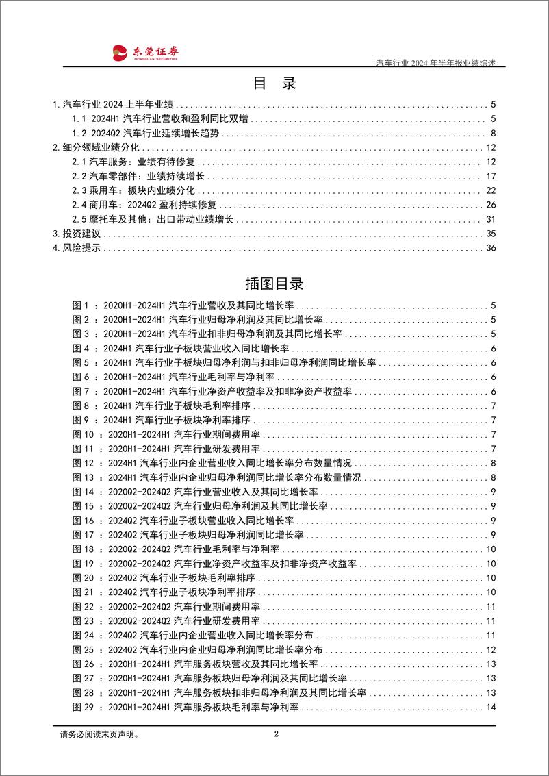 《东莞证券-汽车行业2024年半年报业绩综述_电动智能化促进以旧换新_出海化推动全球市场布局》 - 第2页预览图