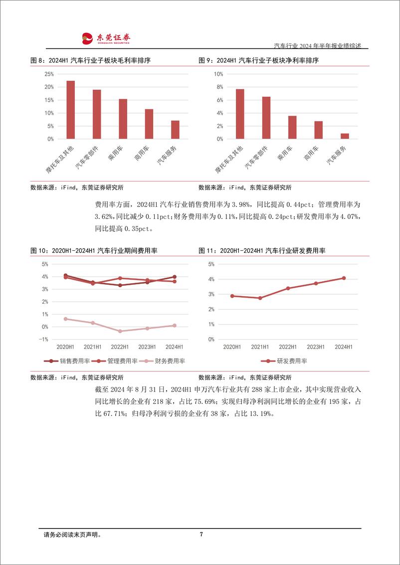 《东莞证券-汽车行业2024年半年报业绩综述_电动智能化促进以旧换新_出海化推动全球市场布局》 - 第7页预览图