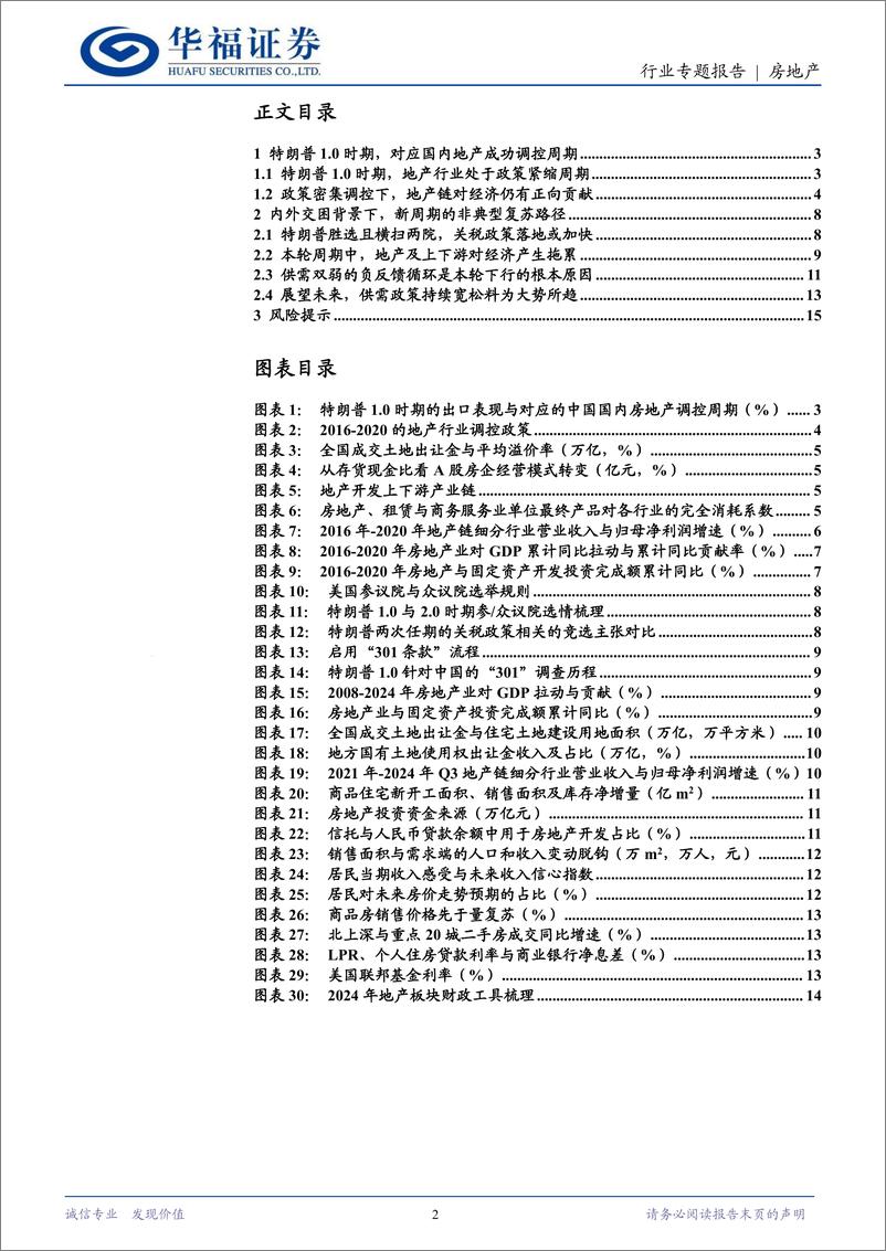 《房地产行业专题报告：特朗普1.0时期下的地产复盘与2.0时期展望-241205-华福证券-16页》 - 第2页预览图