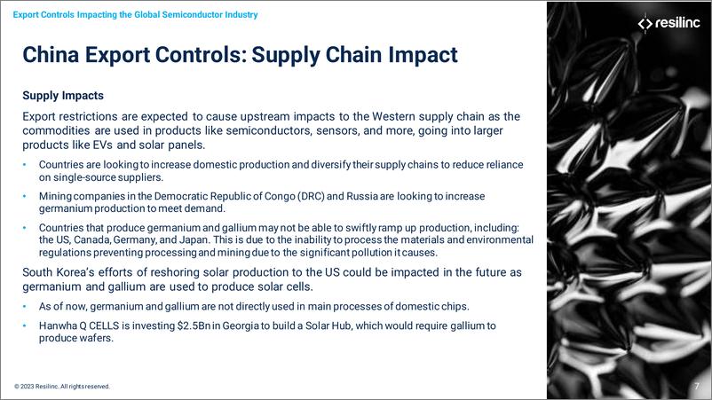 《Resilinc-中国镓锗出口管制对全球半导体供应链的影响（英）-2023.8-28页》 - 第8页预览图