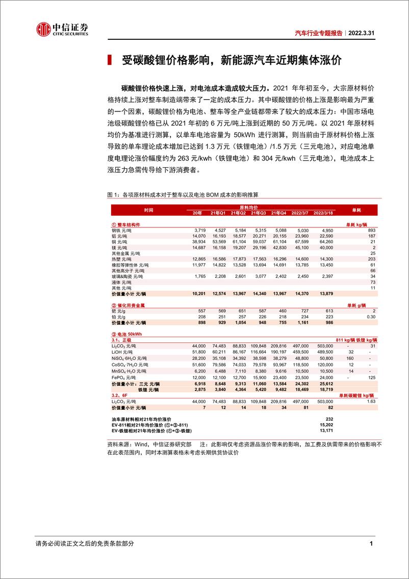 《汽车行业专题报告：新能源汽车涨价落地，全年需求仍然强劲》 - 第6页预览图