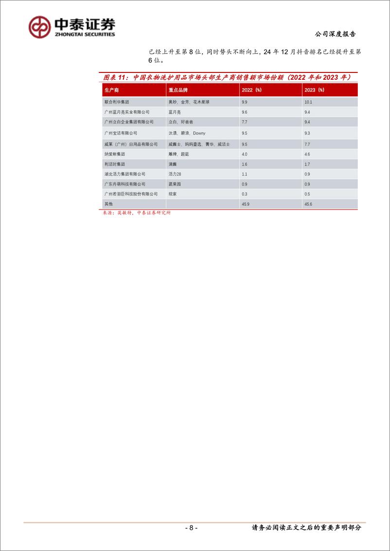 《若羽臣(003010)首次覆盖：乘“香气之旅”，代运营公司的再启航-250114-中泰证券-21页》 - 第8页预览图