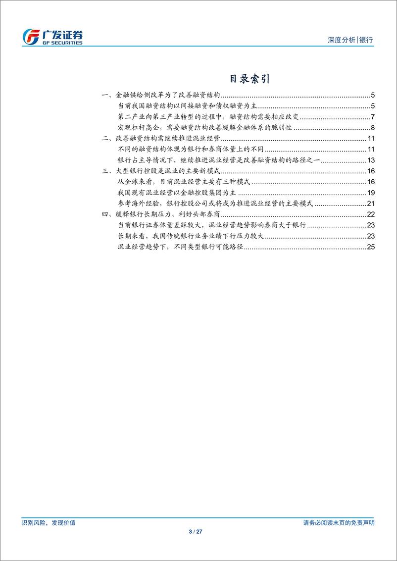 《银行业：金融供给侧改革与混业经营趋势-20190423-广发证券-27页》 - 第4页预览图