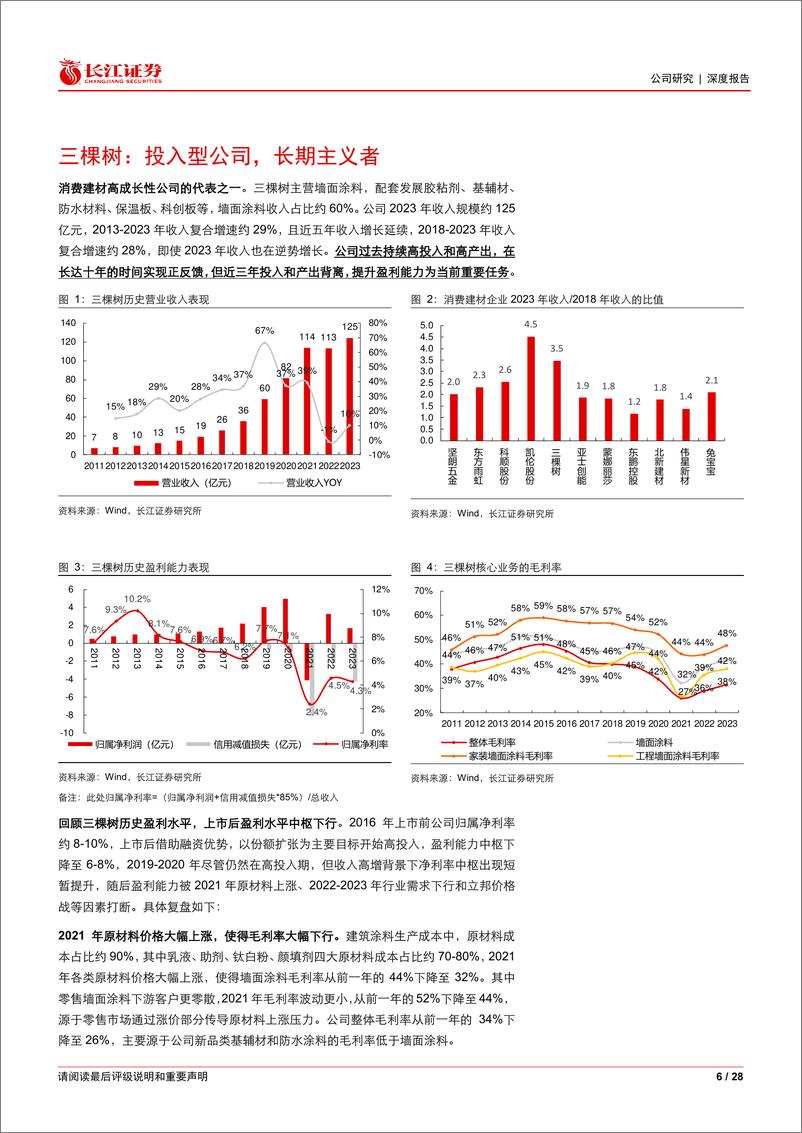 《三棵树(603737)从投入和产出视角看三棵树-240516-长江证券-28页》 - 第6页预览图