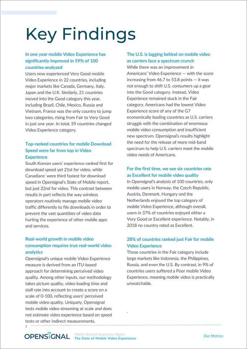 《Opensignal-2019年全球移动视频体验报告（英文）-2019.12-19页》 - 第3页预览图