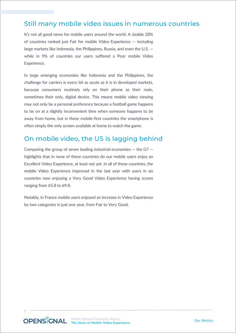 《Opensignal-2019年全球移动视频体验报告（英文）-2019.12-19页》 - 第8页预览图