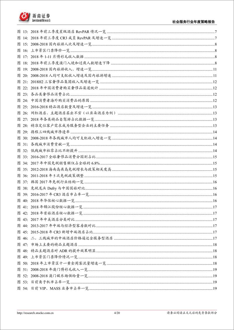 《2019年社会服务行业年度策略报告：两级分化消费结构下配置享受政策红利的细分行业-20181228-浙商证券-20页》 - 第5页预览图