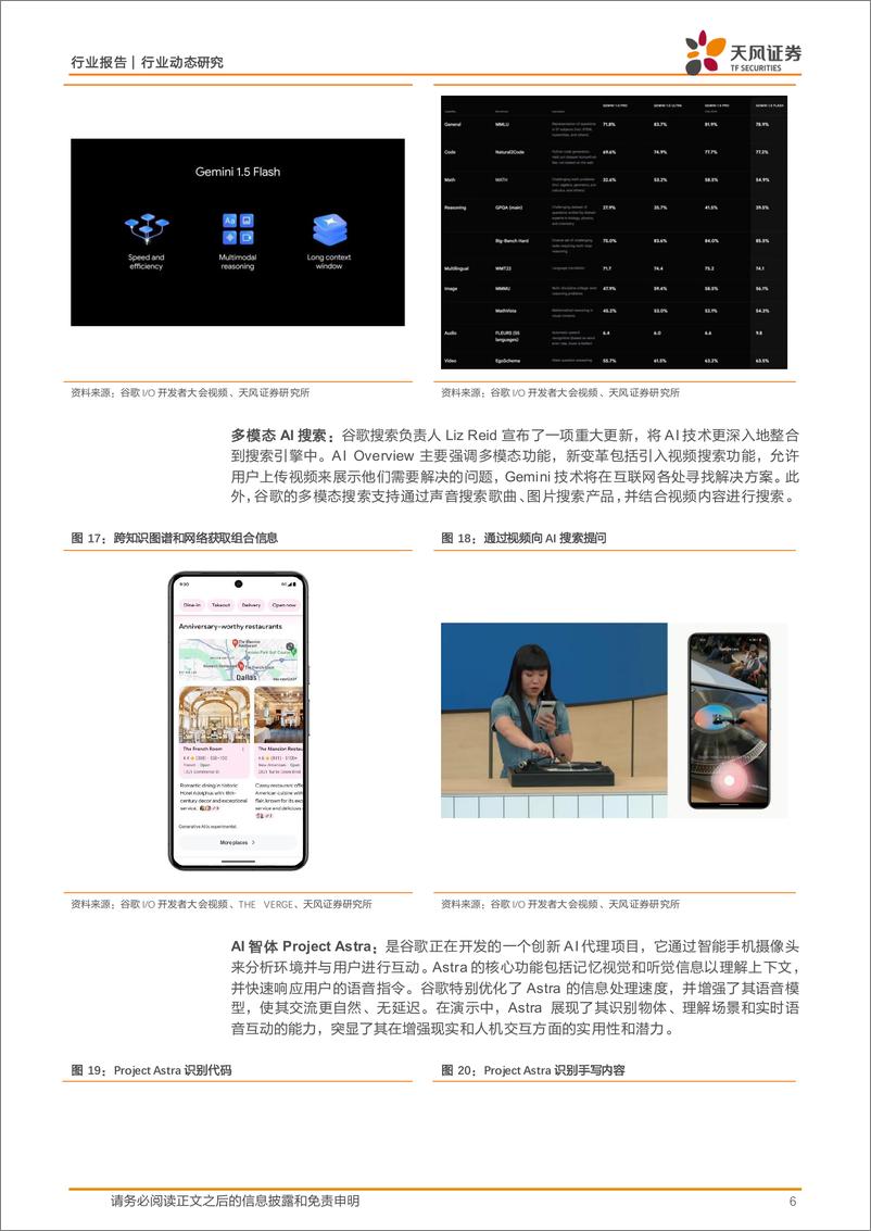 《AI行业动态更新：OpenAI推出GPT-4o，谷歌I／O开发者大会发布多款AI产品-240522-天风证券-10页》 - 第6页预览图