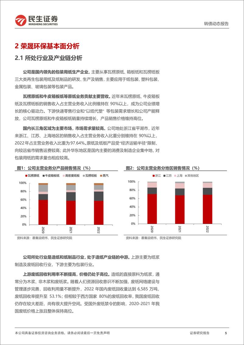 《可转债打新系列：荣23转债，国内领先的包装用纸生产企业-20230817-民生证券-15页》 - 第6页预览图