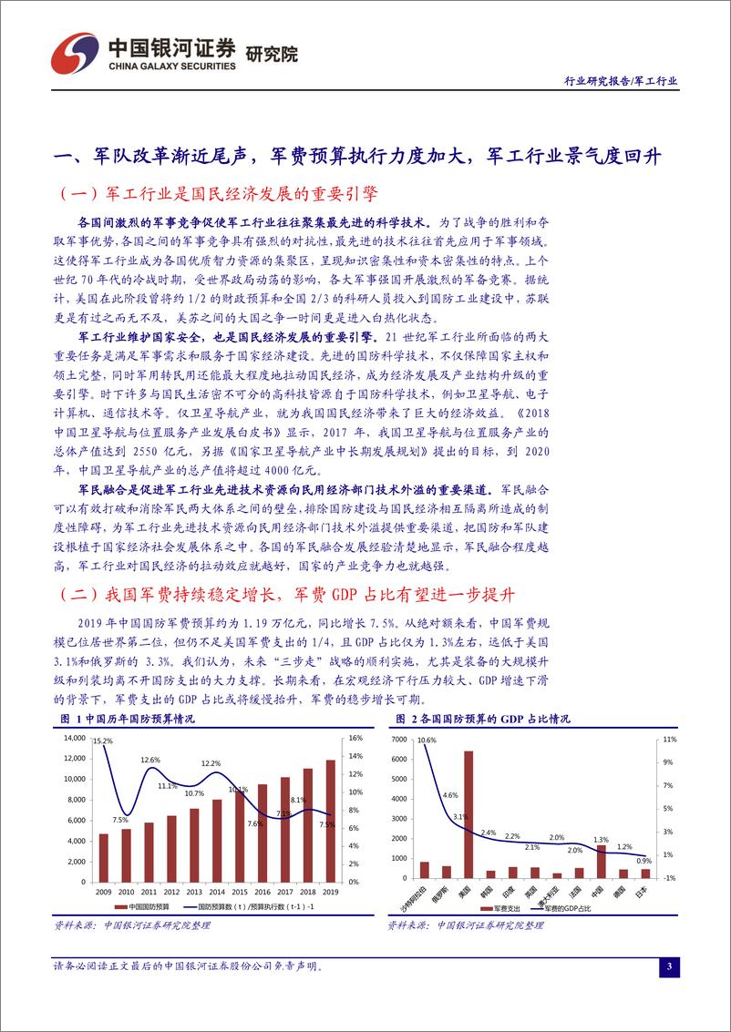 《军工行业4月行业动态报告：改革+成长并举，军工行业迎发展良机-20190429-银河证券-39页》 - 第5页预览图