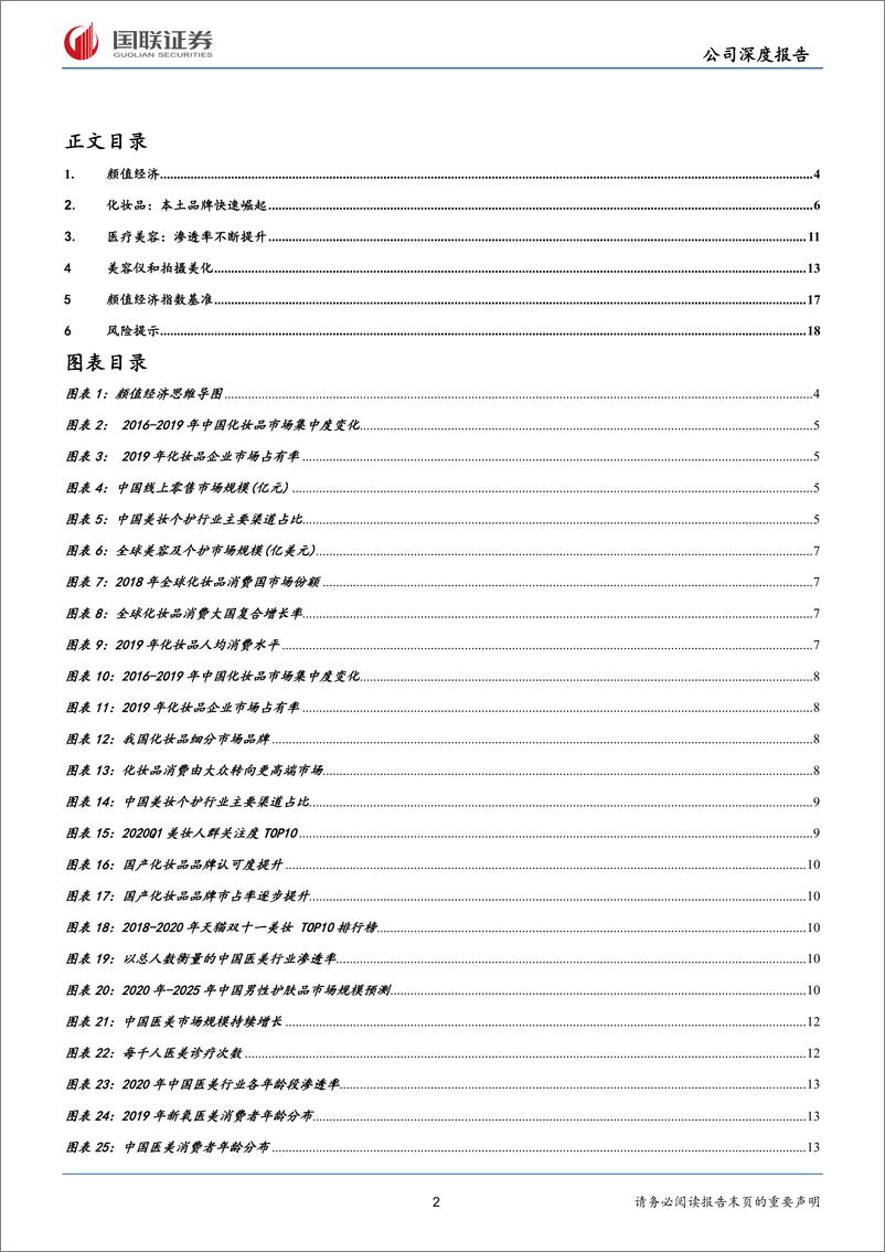 《消费行业：颜值经济主题策略报告-国联证券-20210304》 - 第2页预览图