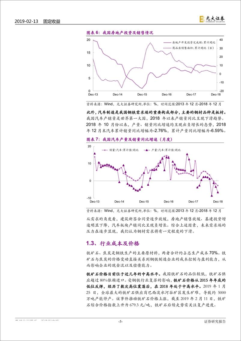 《产业债信用观察之钢铁行业：2019年上半年钢铁行业信用展望-20190213-光大证券-12页》 - 第6页预览图