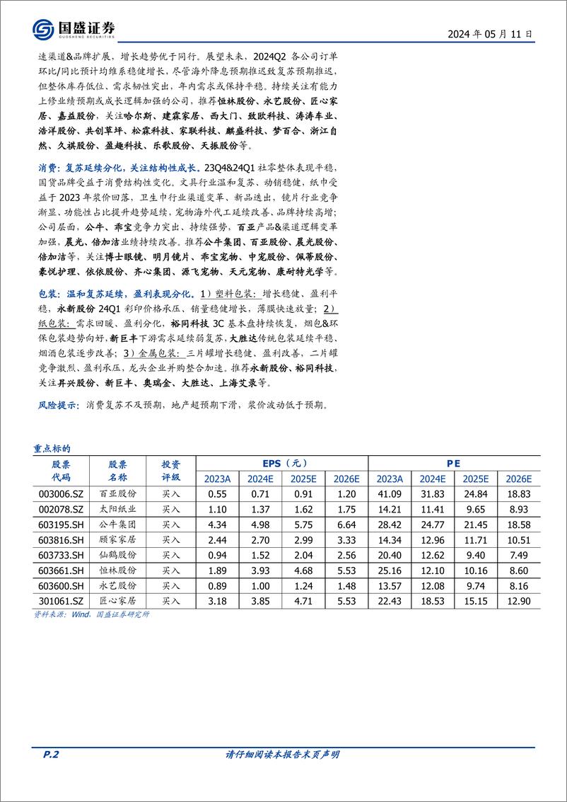 《国盛证券-轻工制造行业专题研究：出口持续改善，内需结构分化》 - 第2页预览图